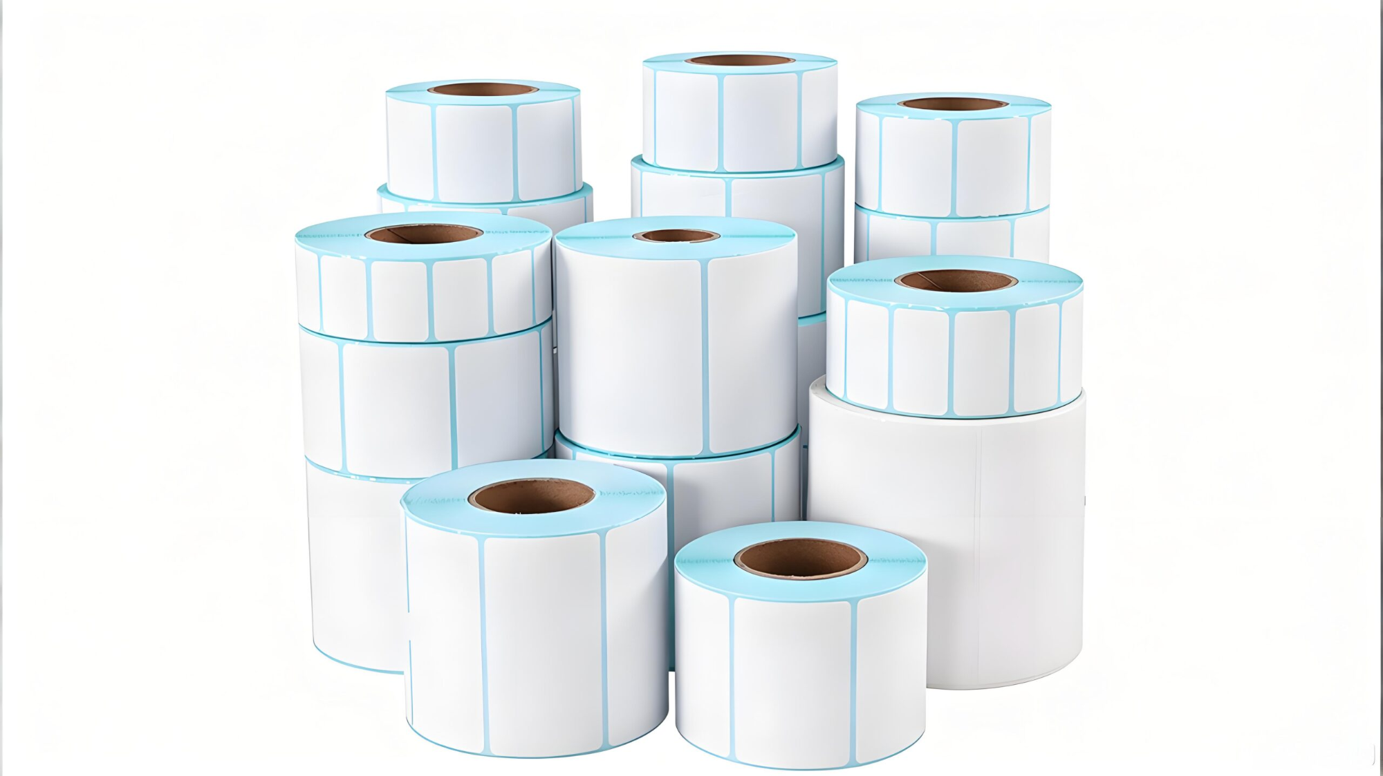 Blank Thermal Labels product display for wholesale thermal labels buyers