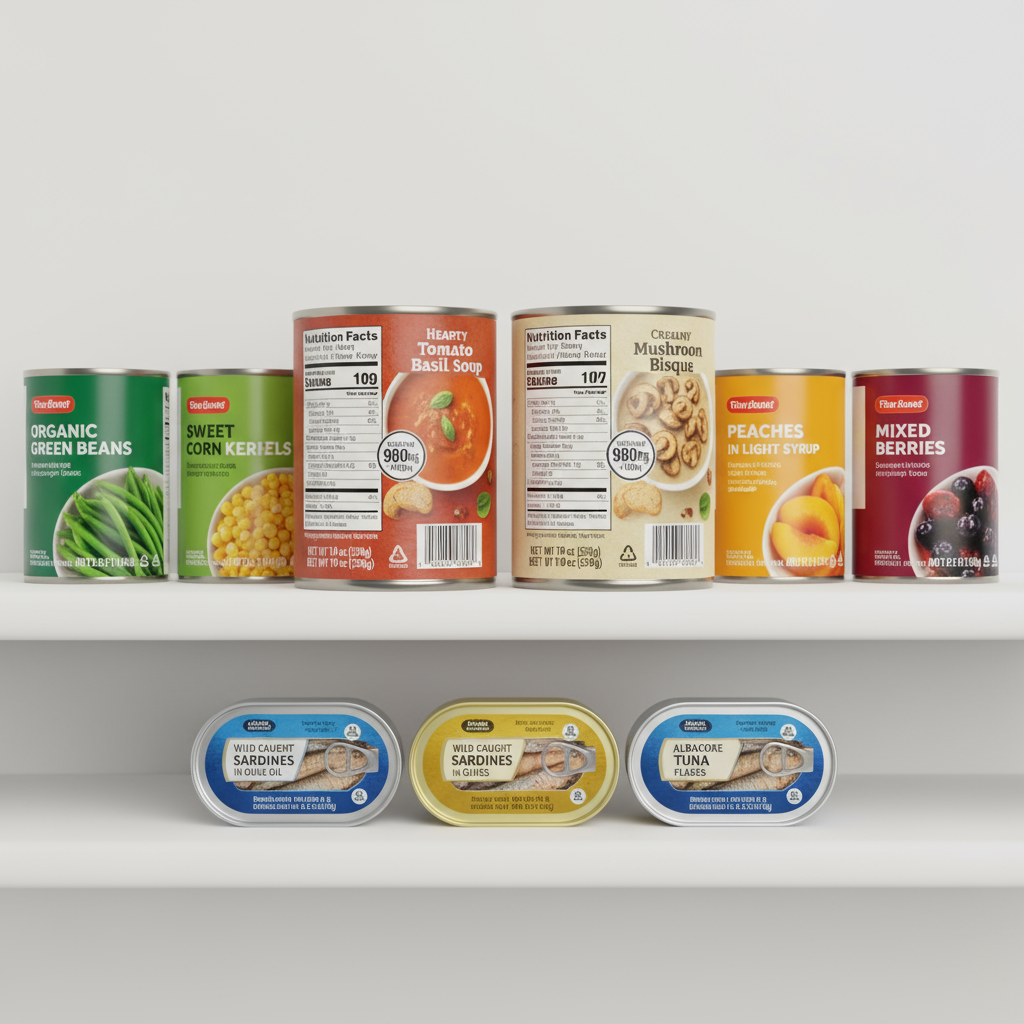 Blank Can Labels