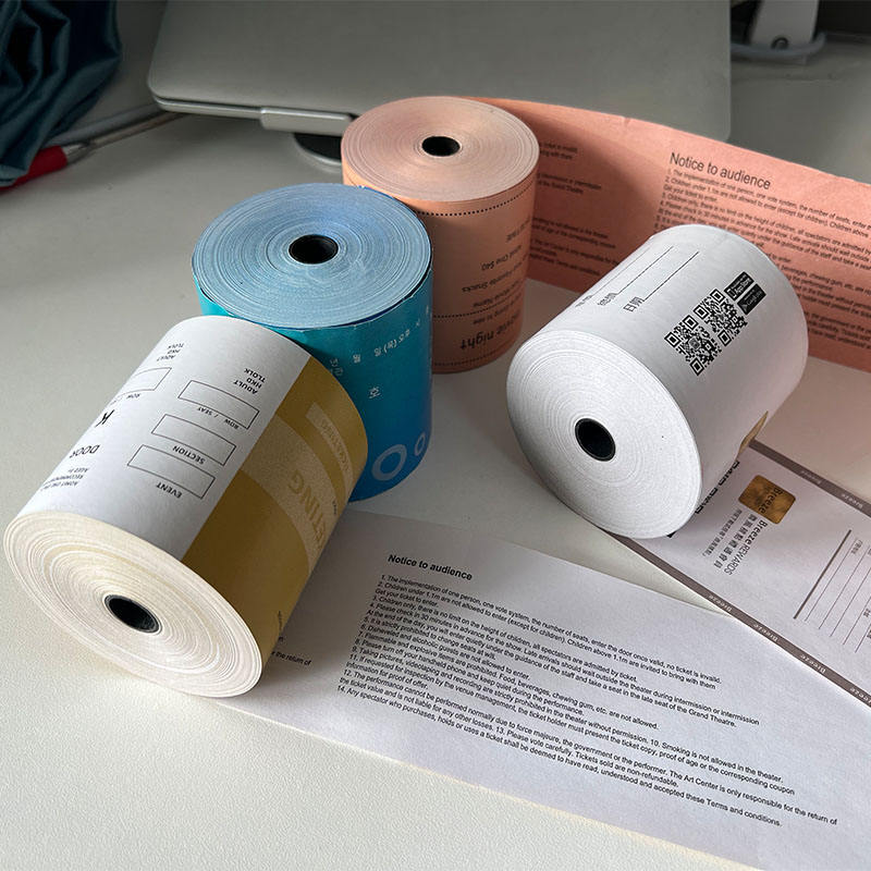 Custom Printed Thermal Paper Rolls with Logo